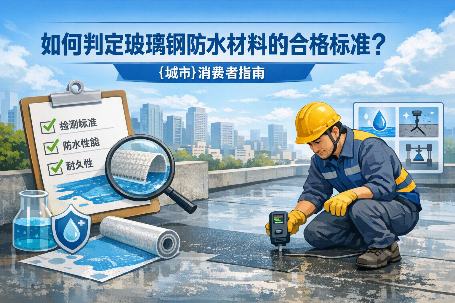 如何判定玻璃钢防水材料的合格标准？ 信阳 消费者指南