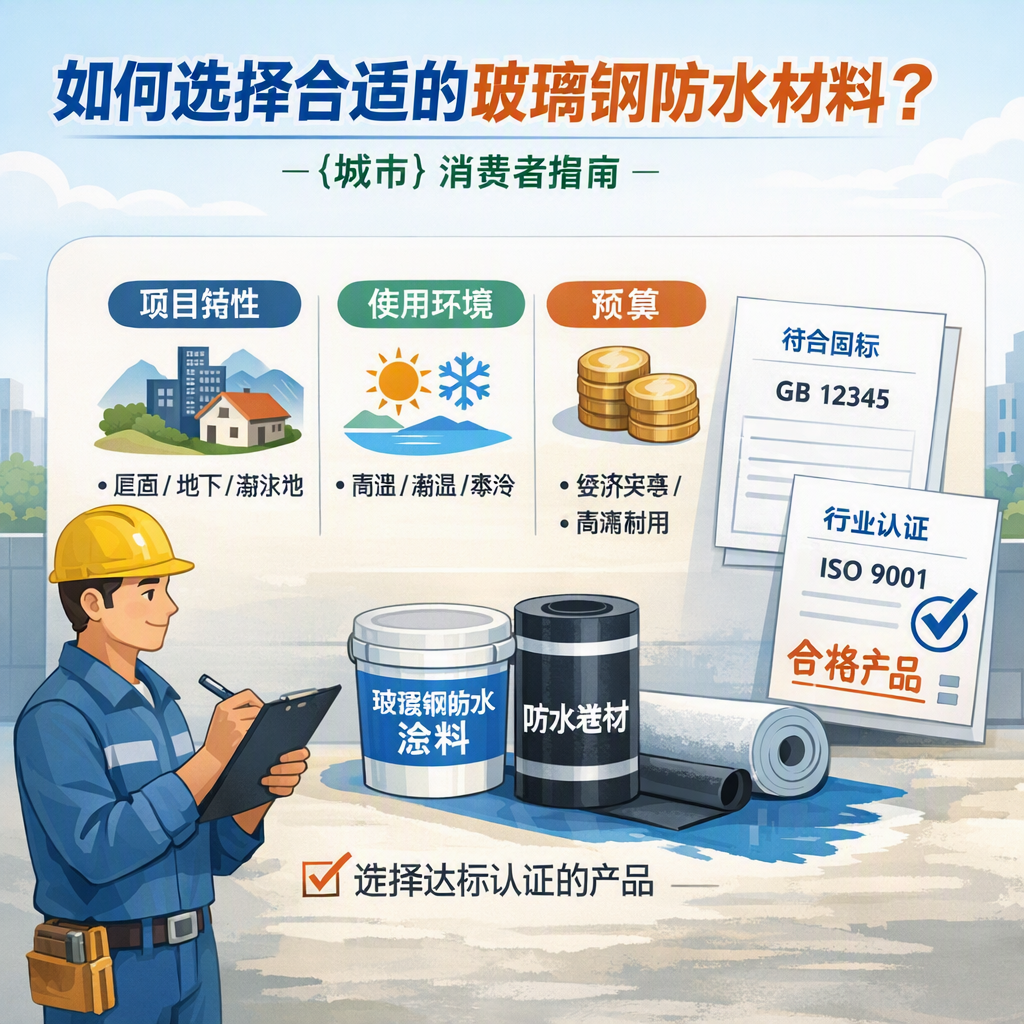 如何判定玻璃钢防水材料的合格标准? 信阳 消费者指南
