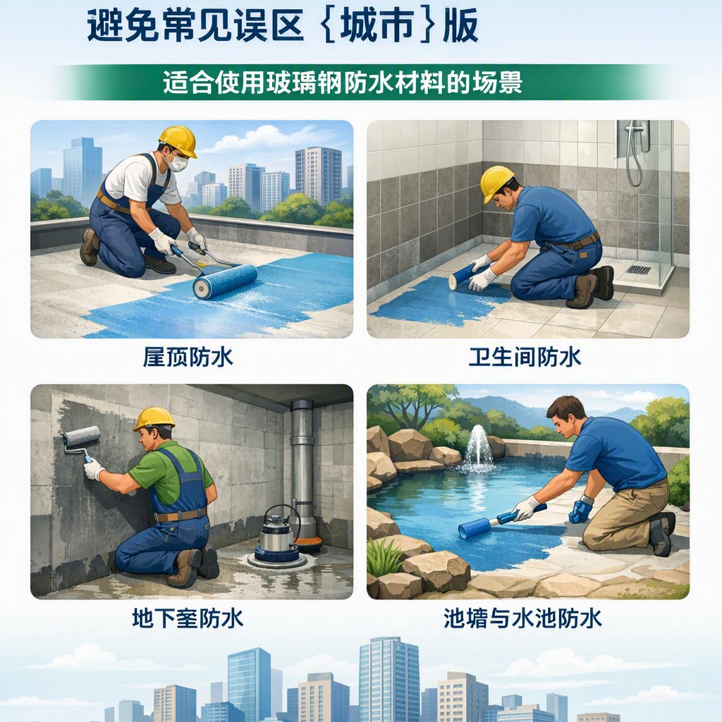 玻璃钢防水材料施工注意事项,避免常见误区 信阳 版