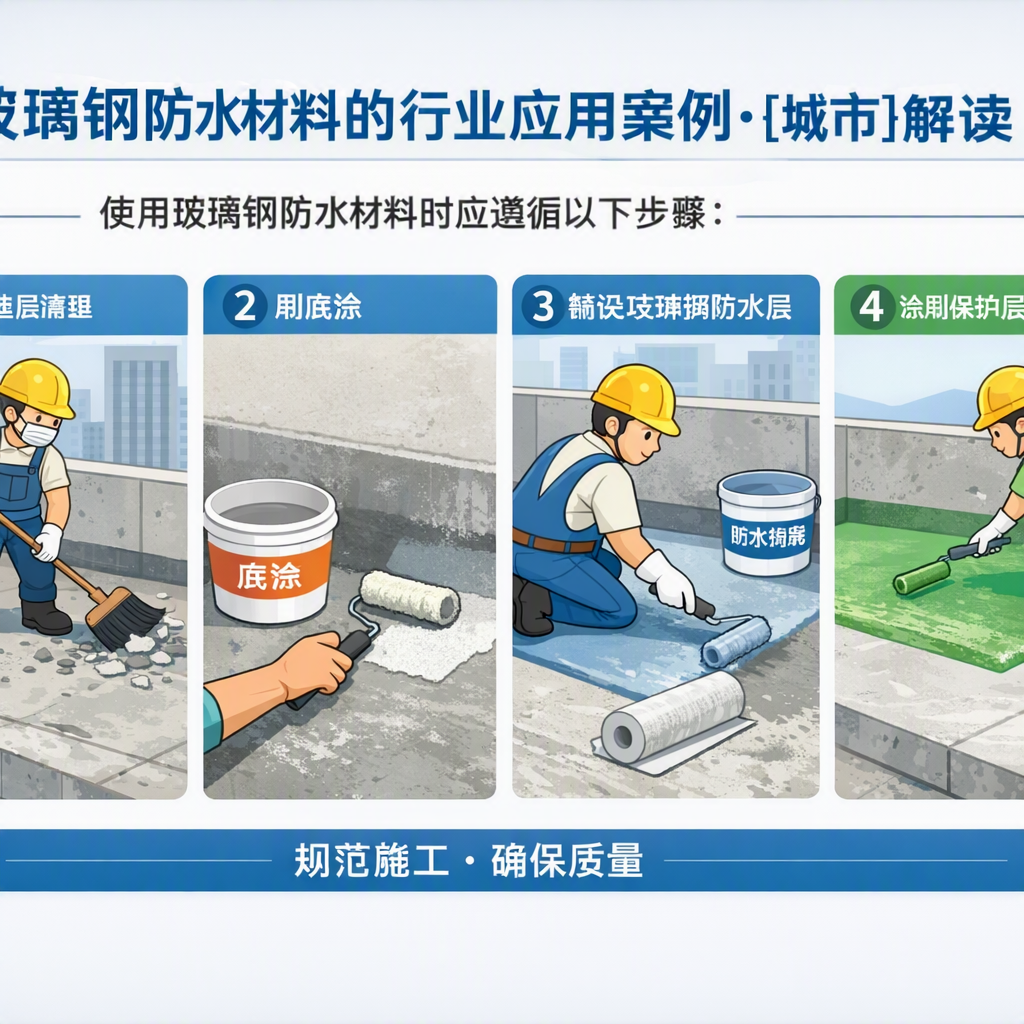 玻璃钢防水材料的行业应用案例,信阳解读