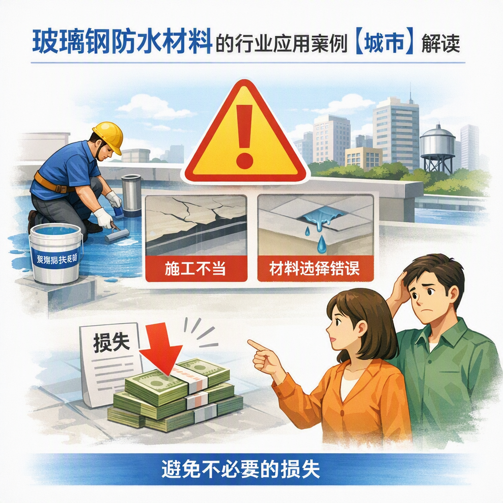 玻璃钢防水材料的行业应用案例,信阳解读